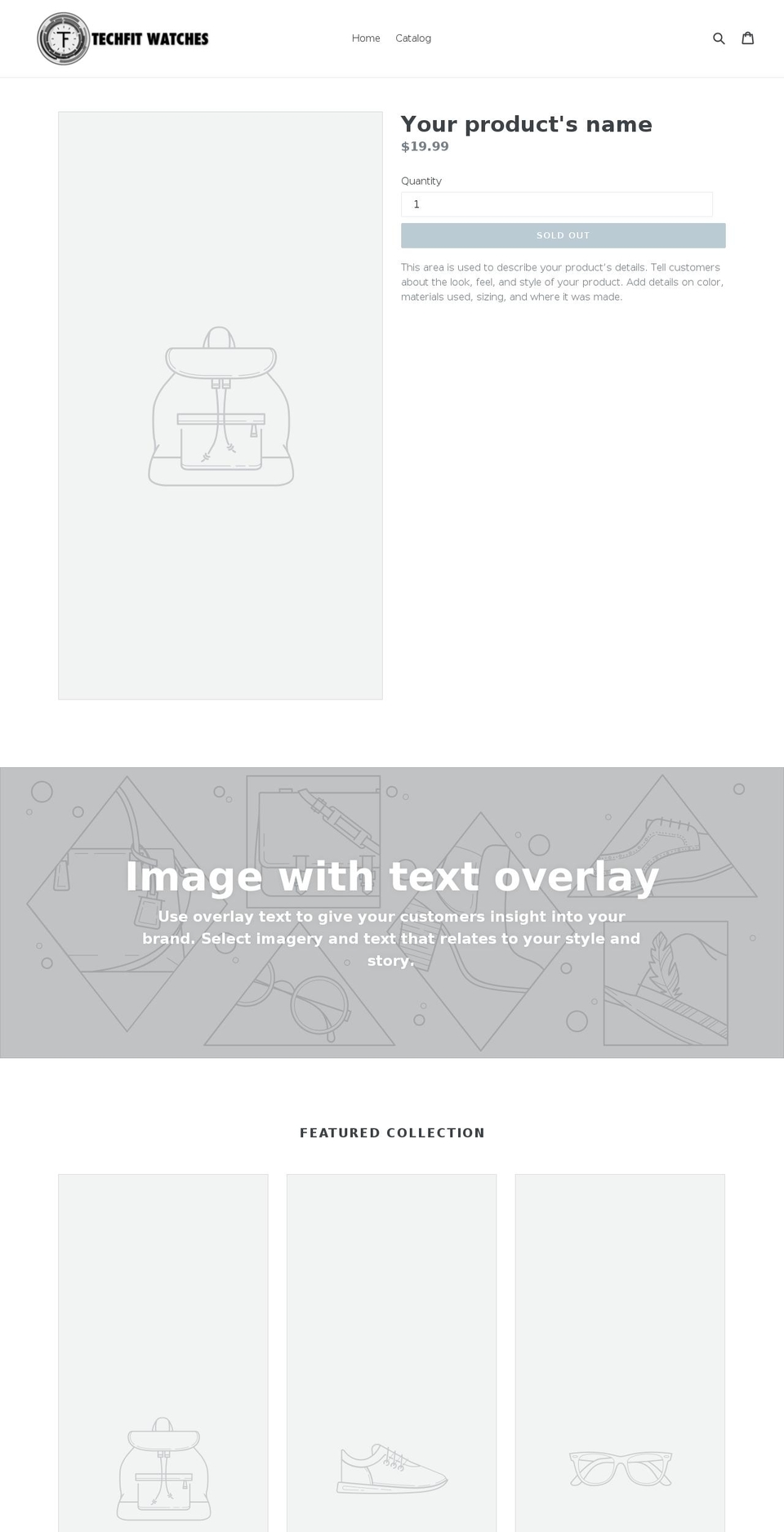 techfitwatches.com — Shopify storefront screenshot