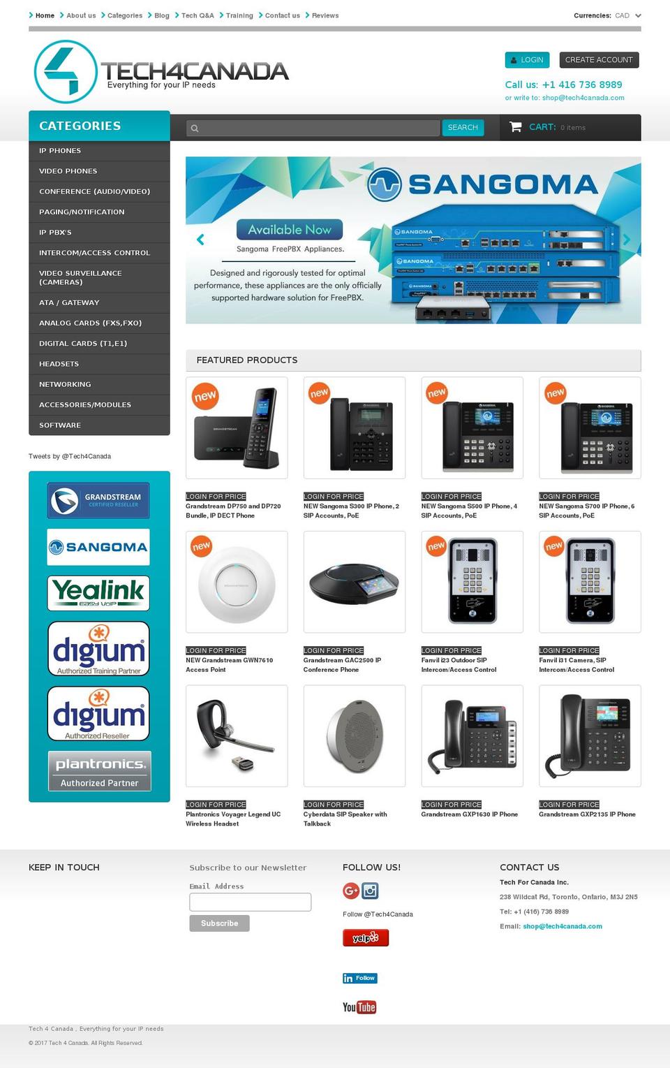 theme017 Shopify theme site example techforcanada.com