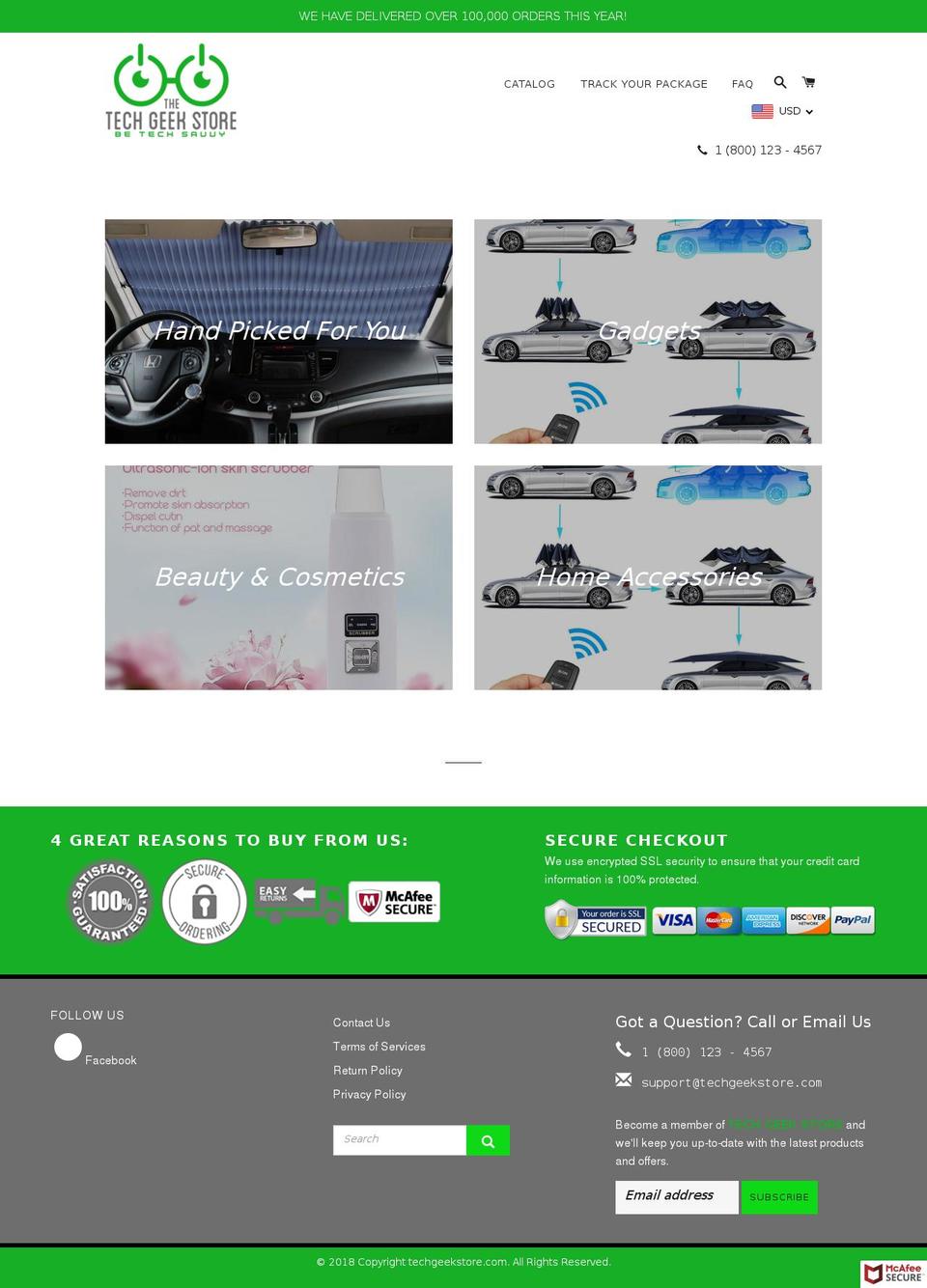 TheMMThemeAutoInstall Shopify theme site example techgeekstore.com