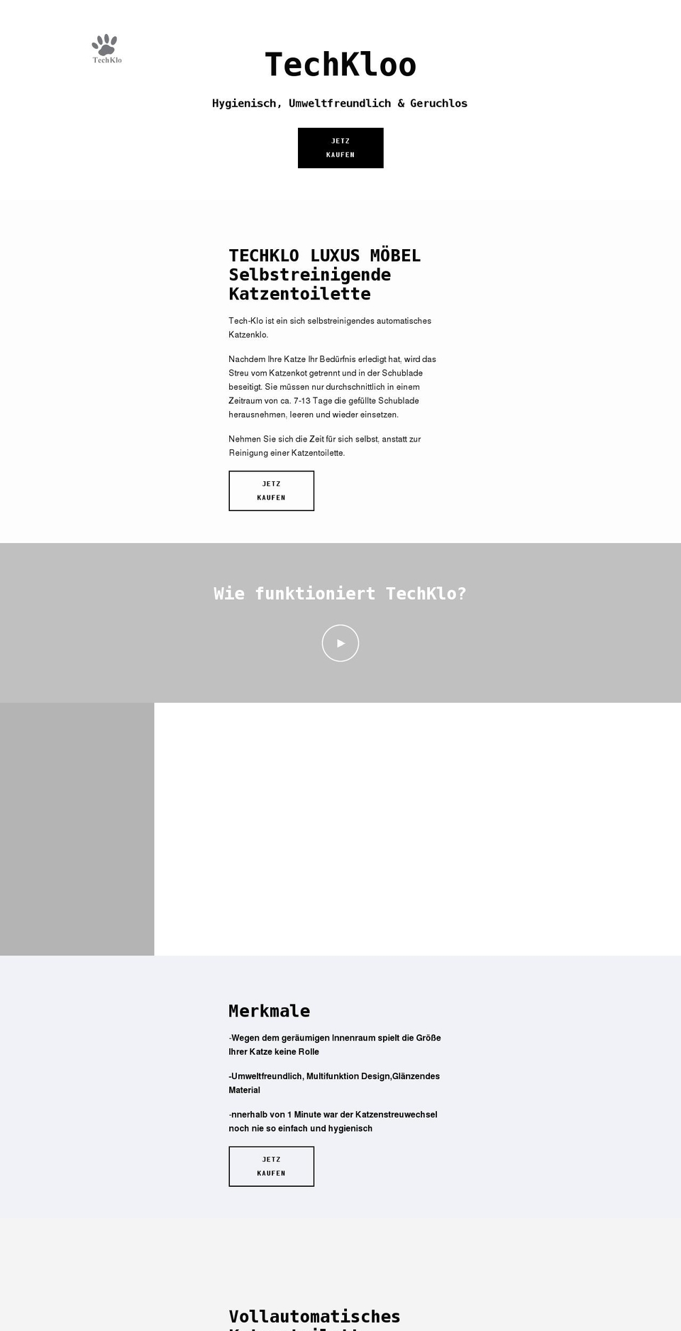 techklo.com shopify website screenshot