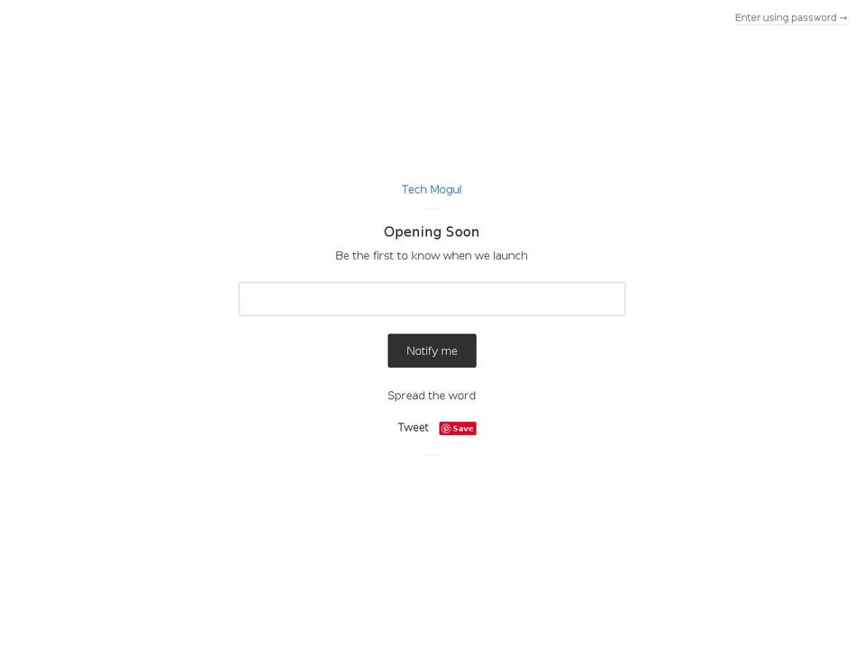 techmogul.ca shopify website screenshot