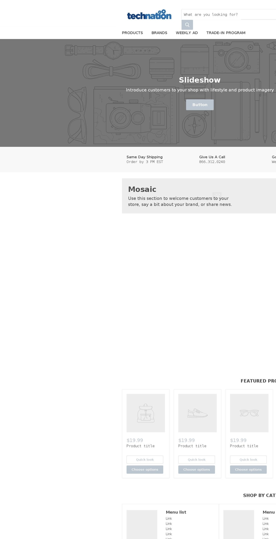 technationcanada.com — Shopify storefront screenshot