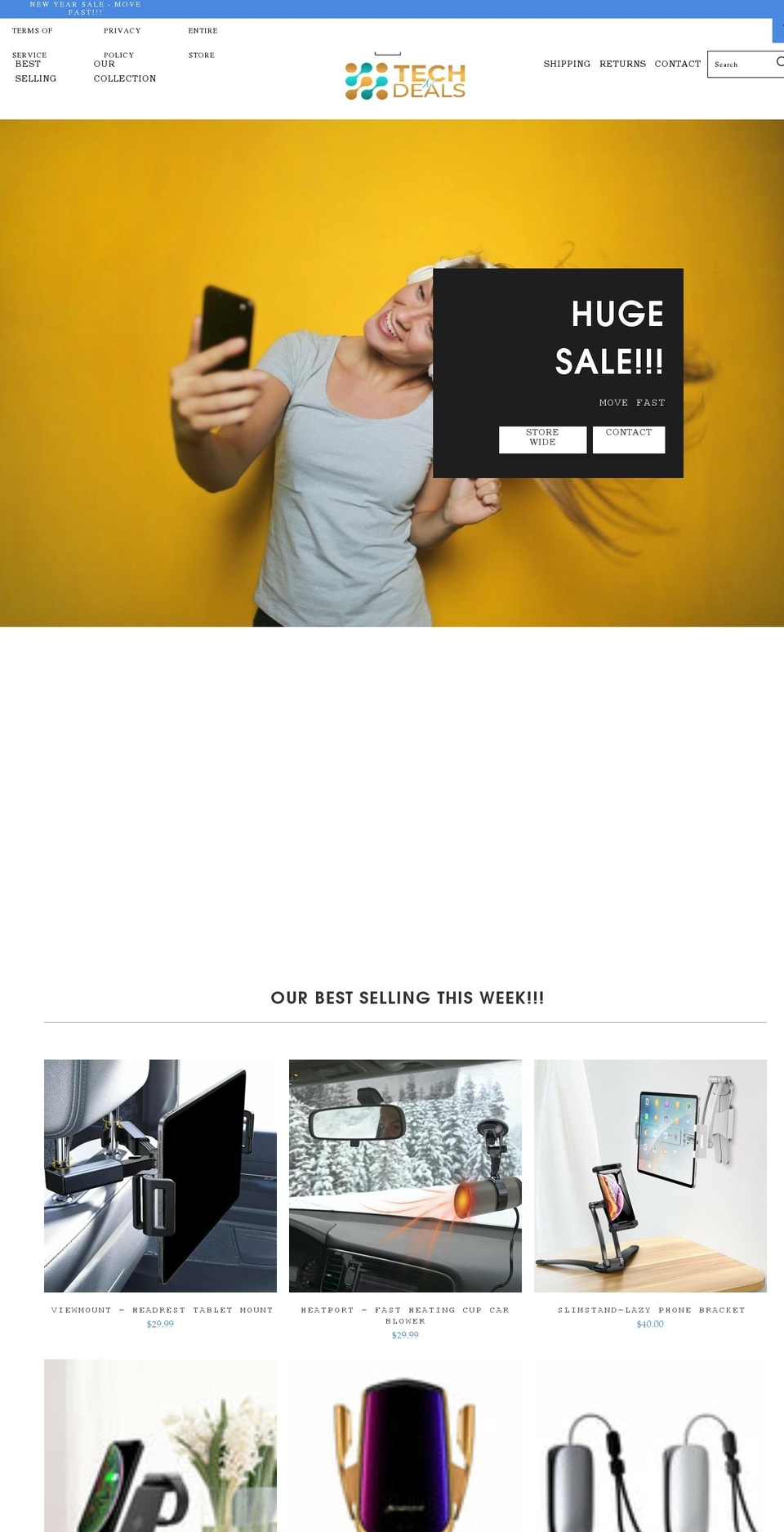 techndeals.net shopify website screenshot
