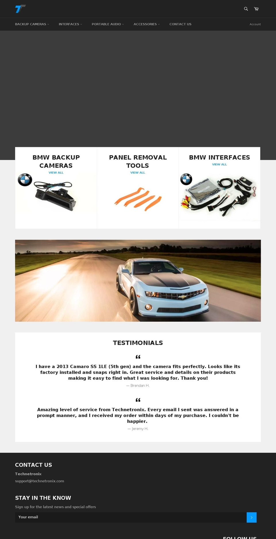 technetronix.com — Shopify storefront screenshot