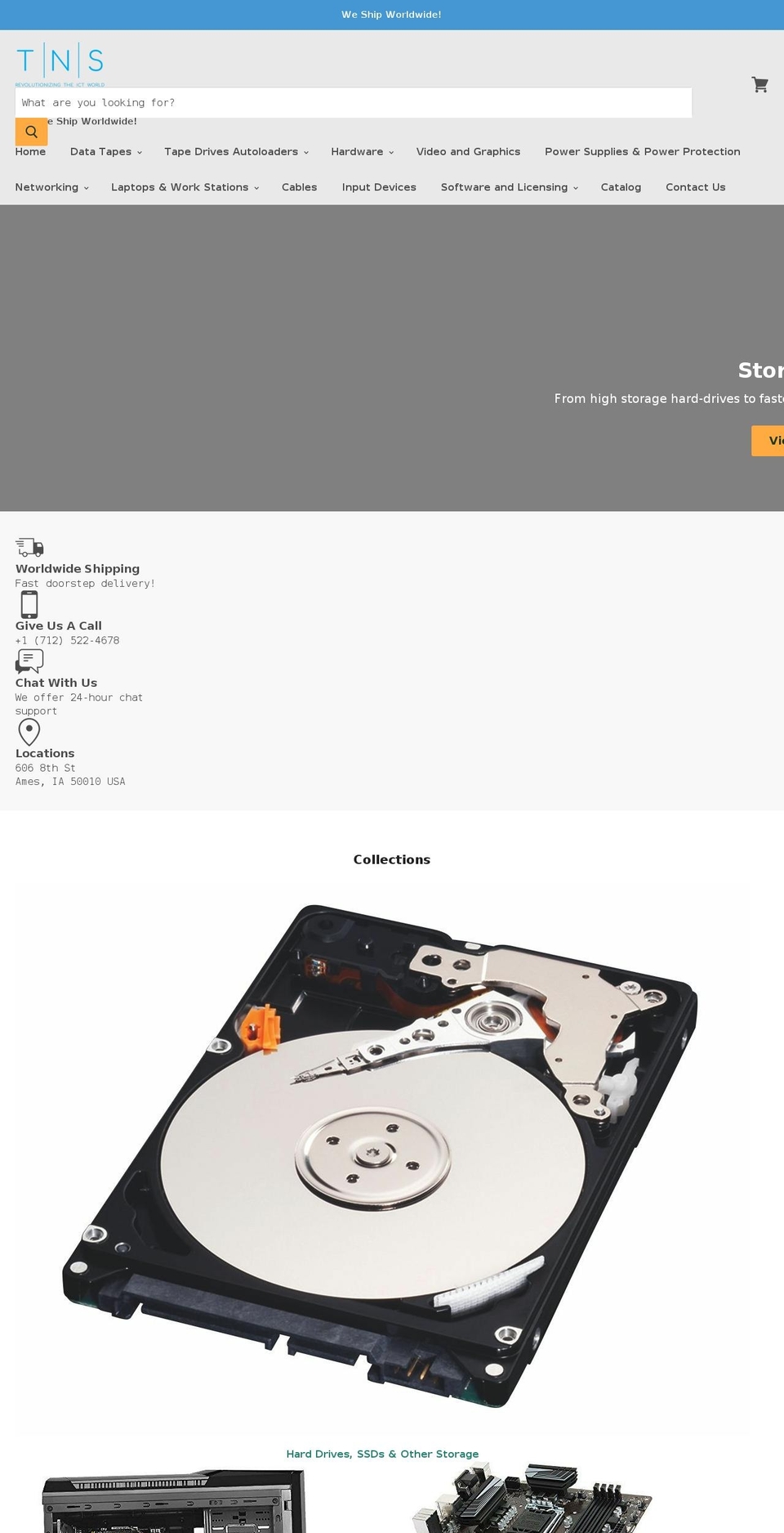 technetworksupply.com shopify website screenshot