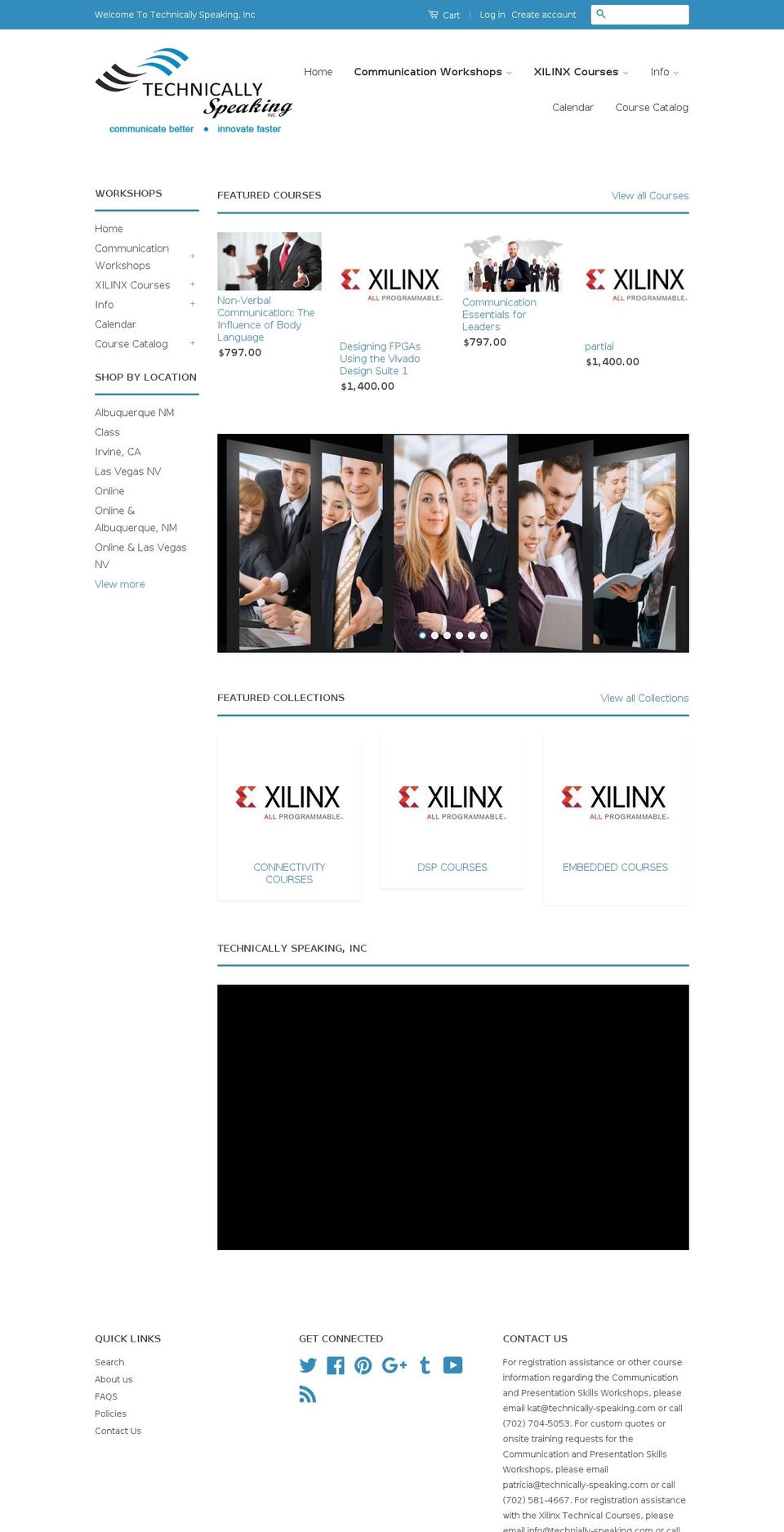 technically-speaking-shop.com shopify website screenshot