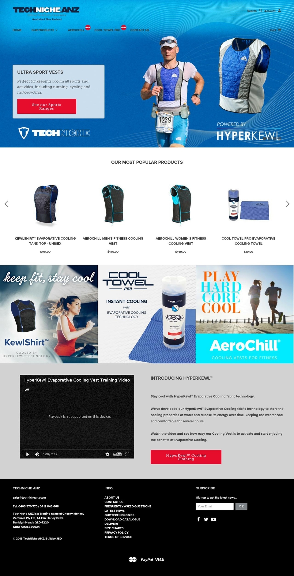 technicheanz.com shopify website screenshot