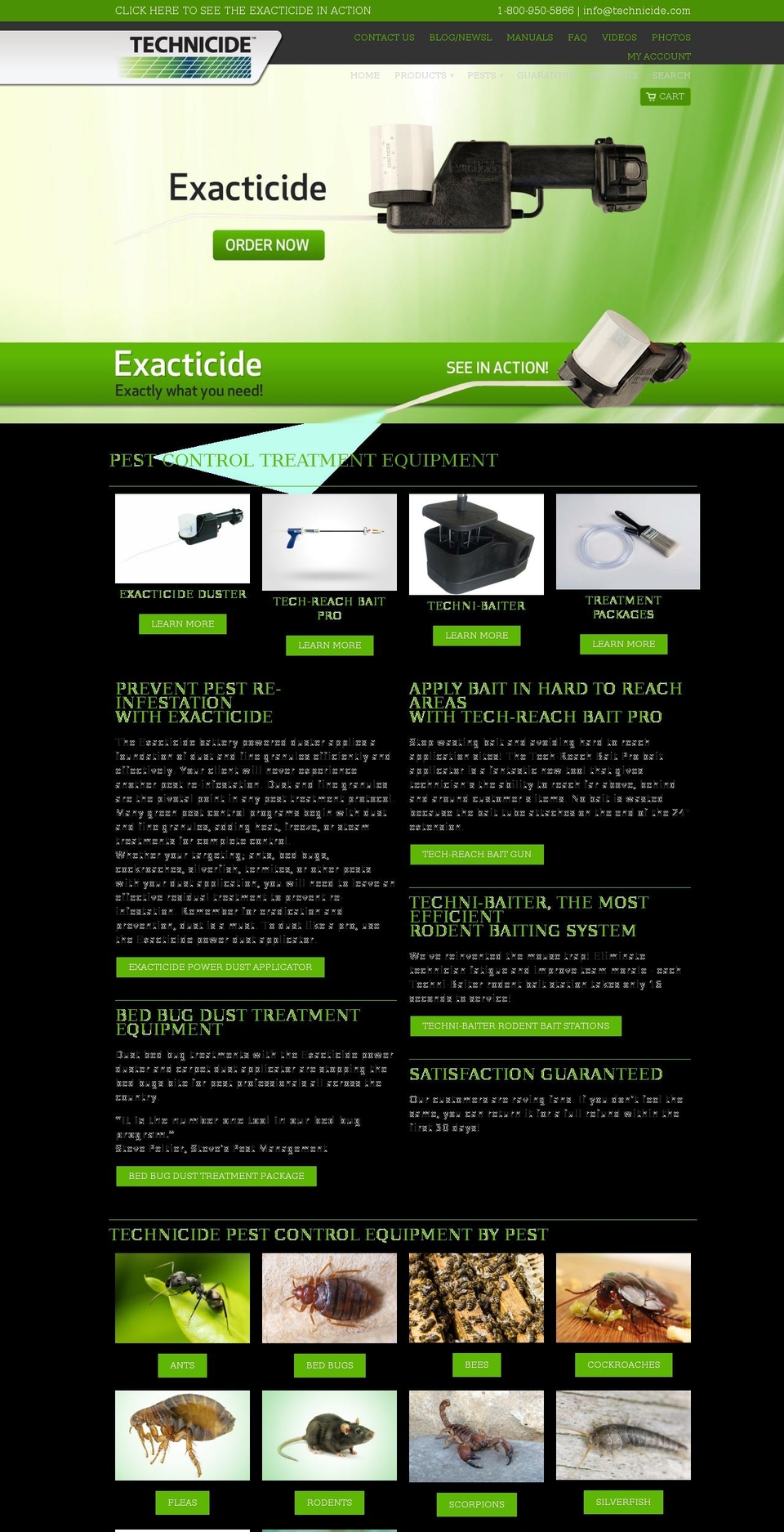 technicide.com shopify website screenshot