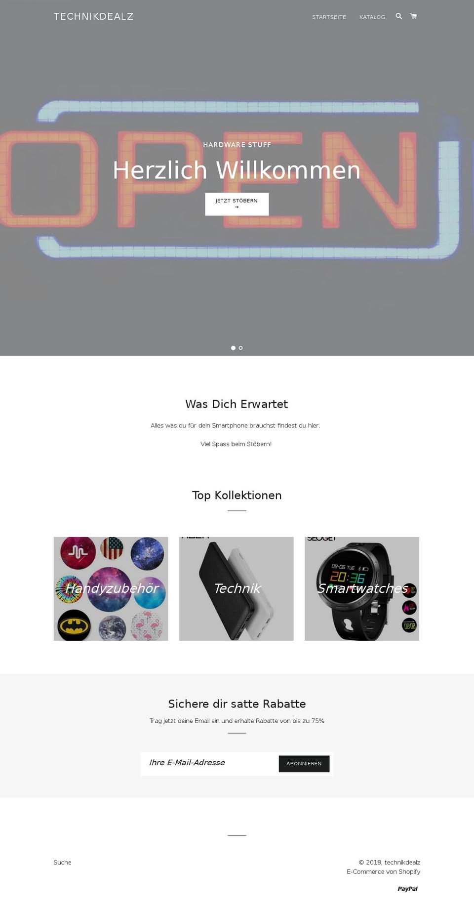technikdealz.com — Shopify storefront screenshot