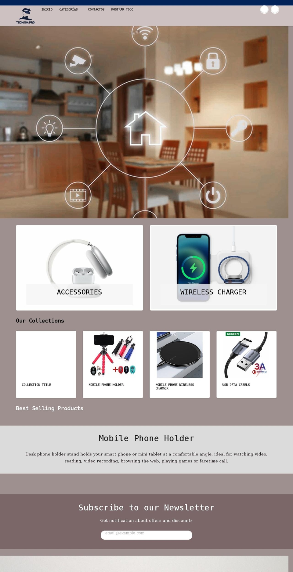 technokpro.com shopify website screenshot