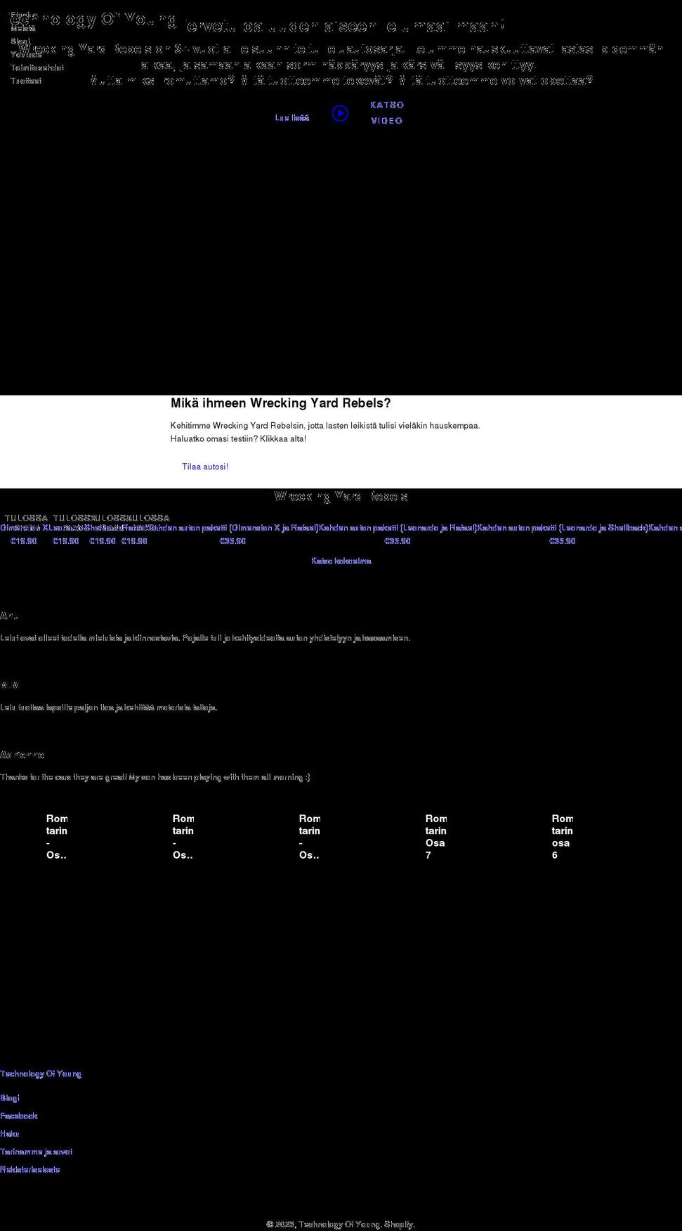 technologyofyoung.com — Shopify storefront screenshot