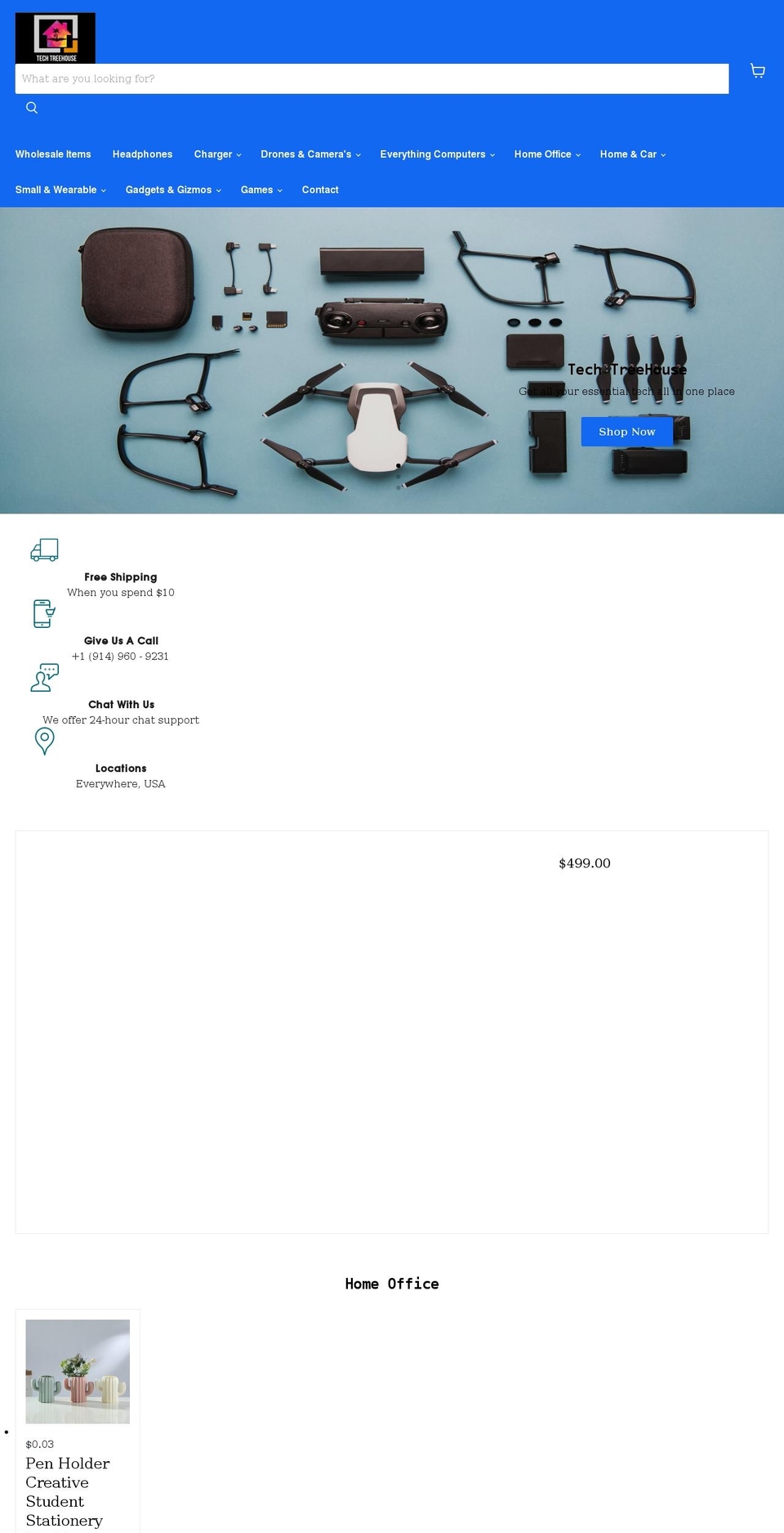 technologytreehouse.com shopify website screenshot