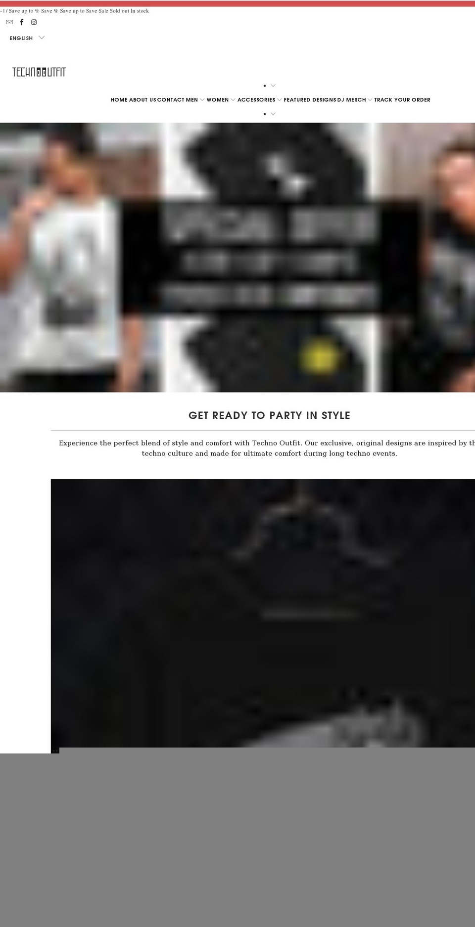 technooutfit.com shopify website screenshot