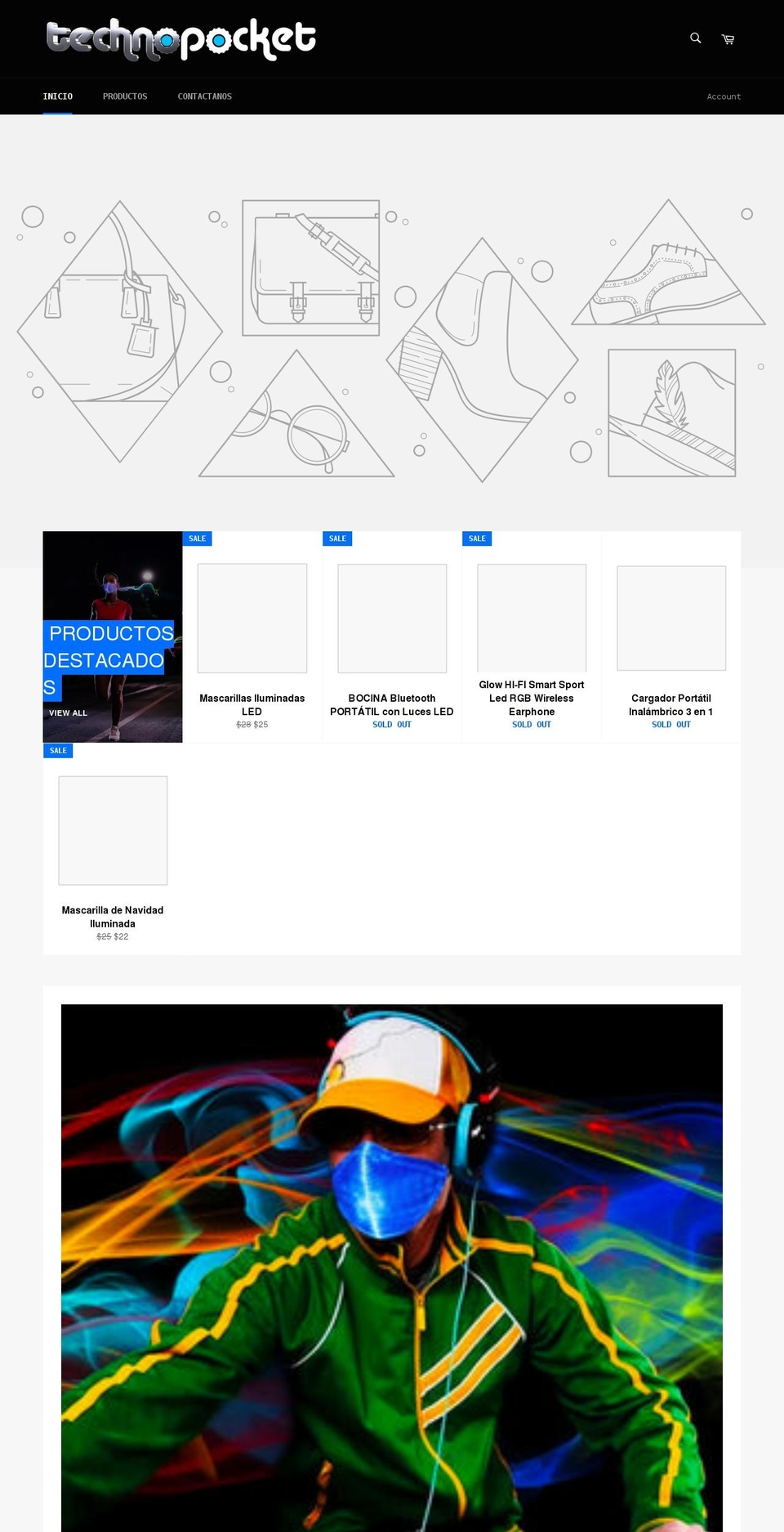 technopocket.com shopify website screenshot