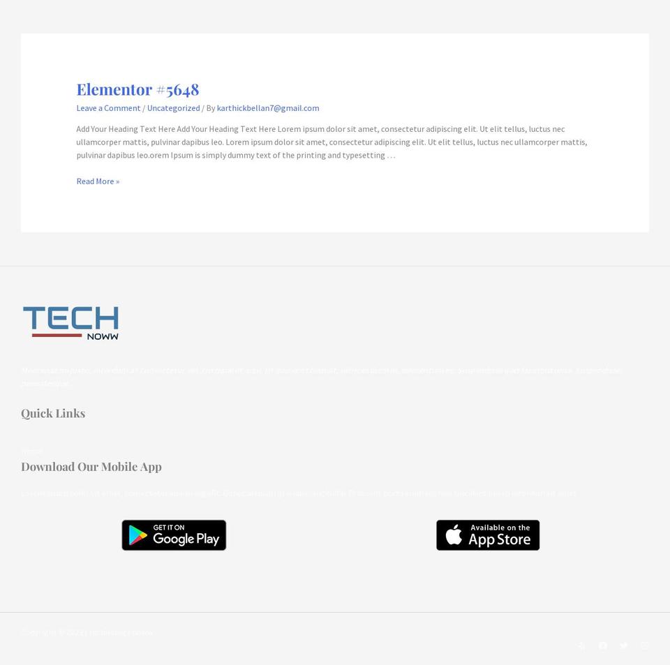 technoww.com — Shopify storefront screenshot