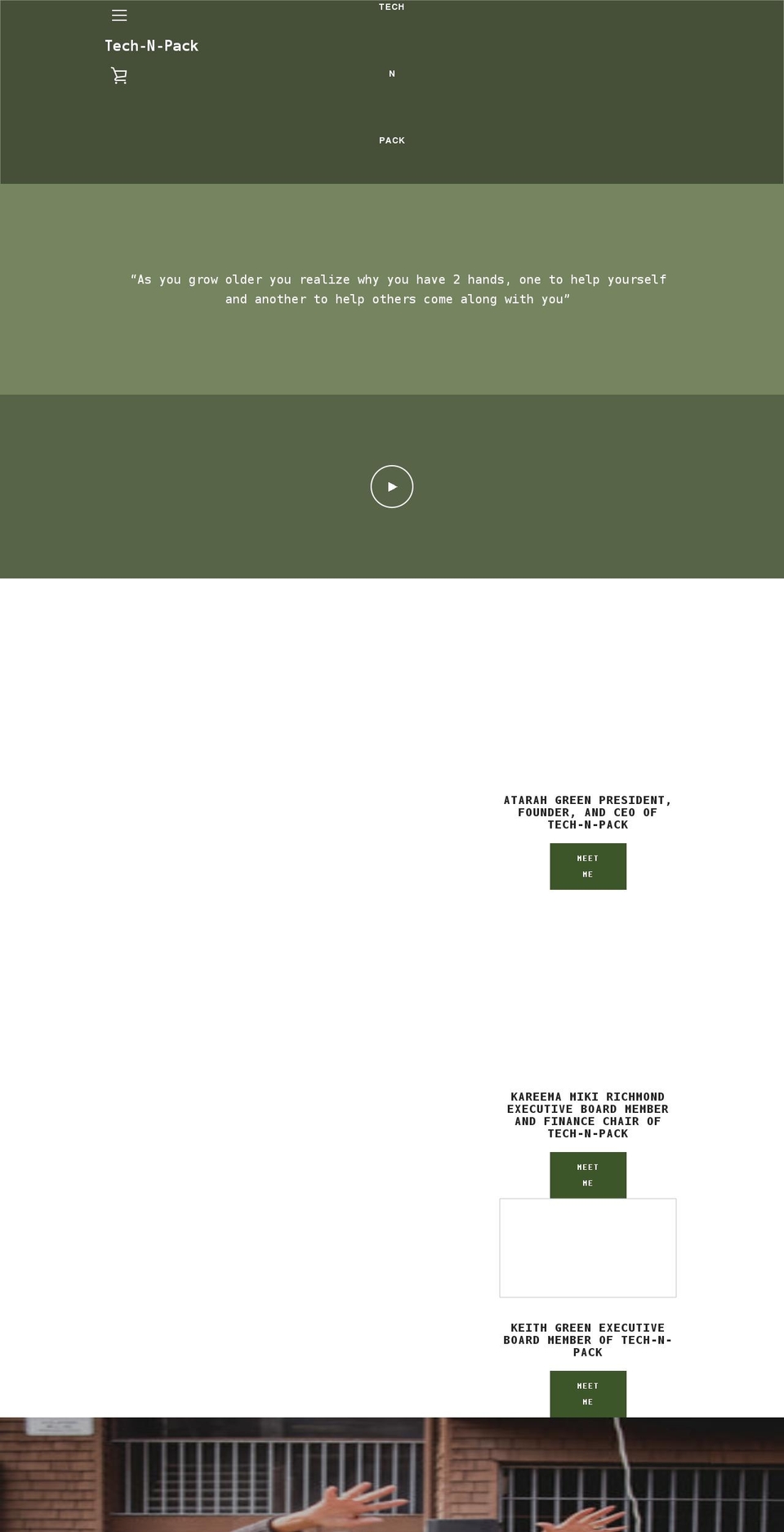 technpack.org shopify website screenshot
