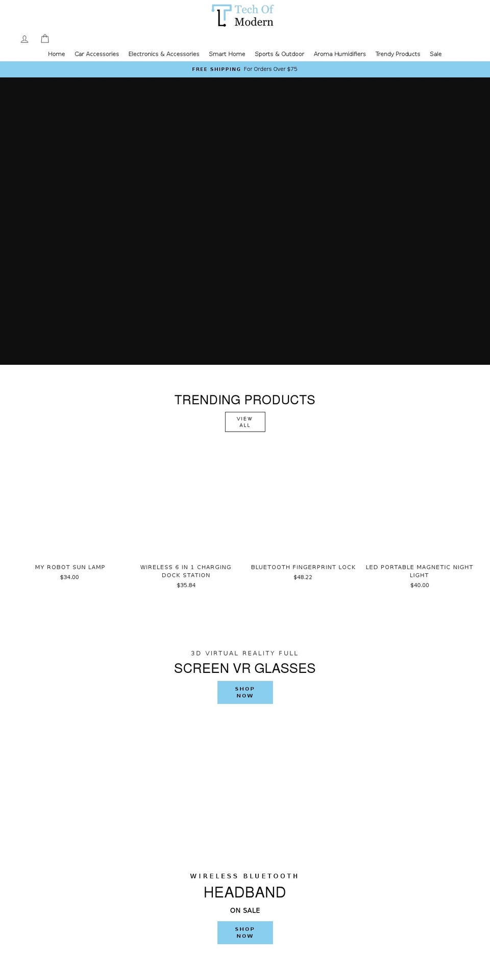 techofmodern.com shopify website screenshot