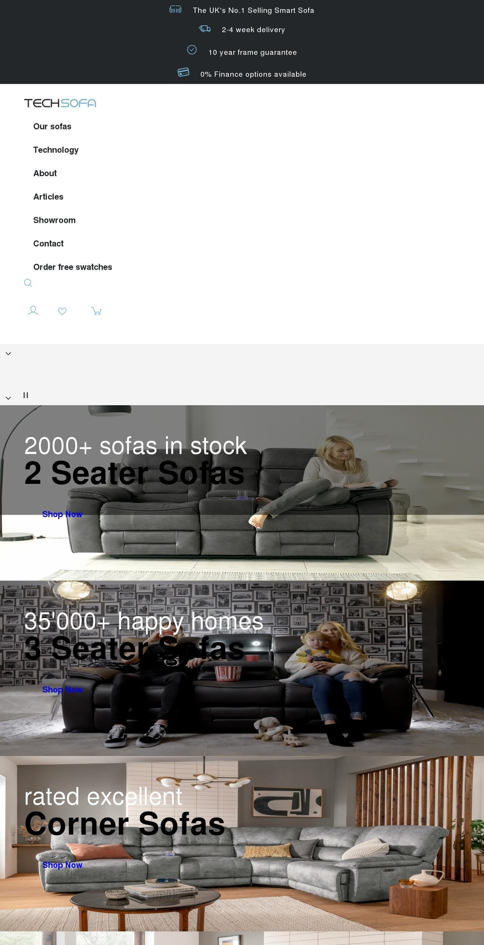 techsofa.com shopify website screenshot