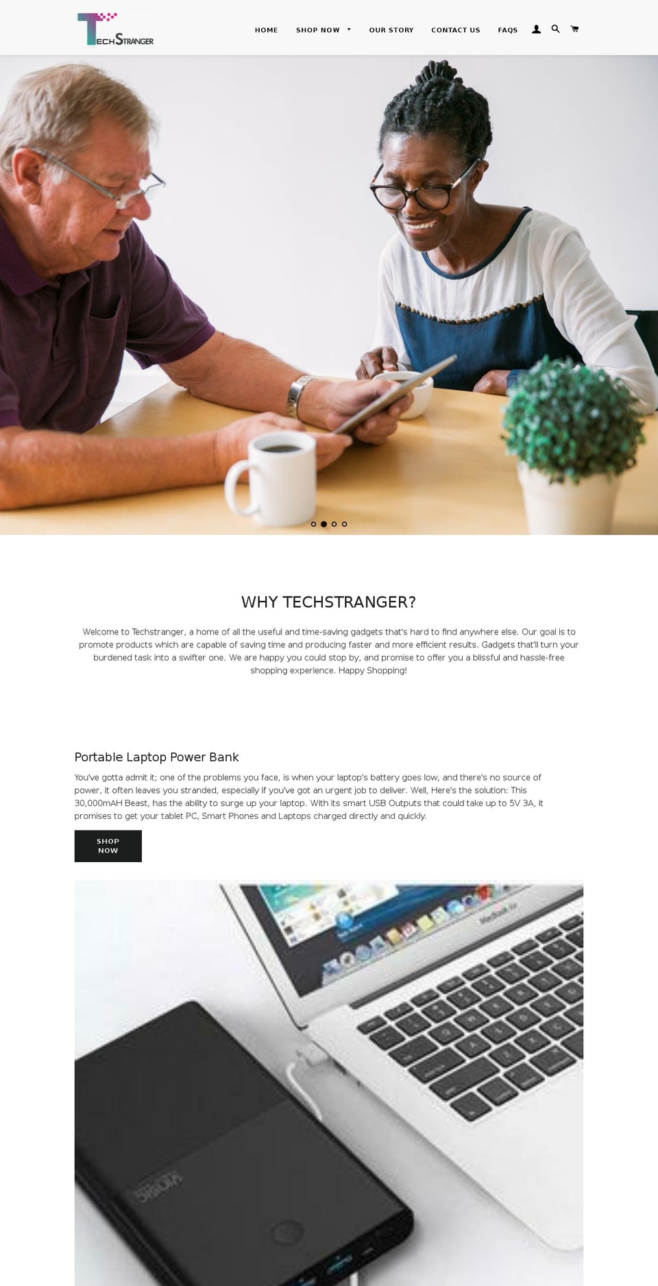 techstranger.com — Shopify storefront screenshot