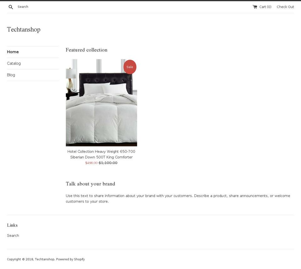 techtanshop.com — Shopify storefront screenshot