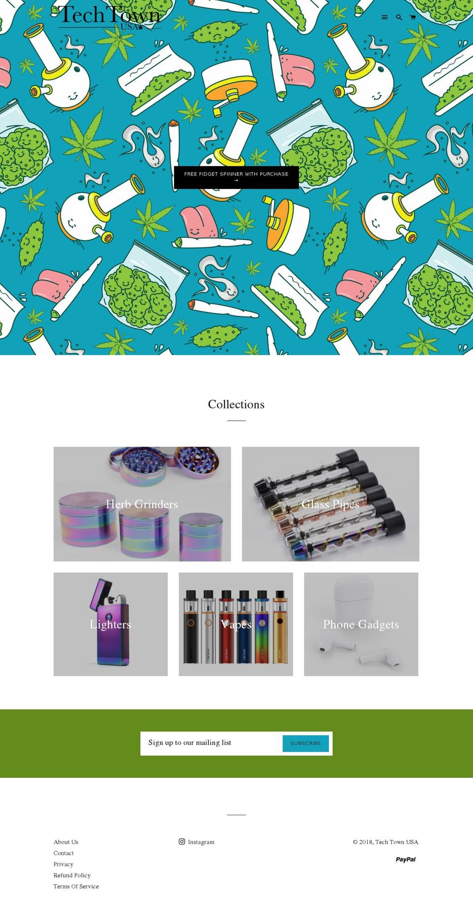 techtownus.com shopify website screenshot
