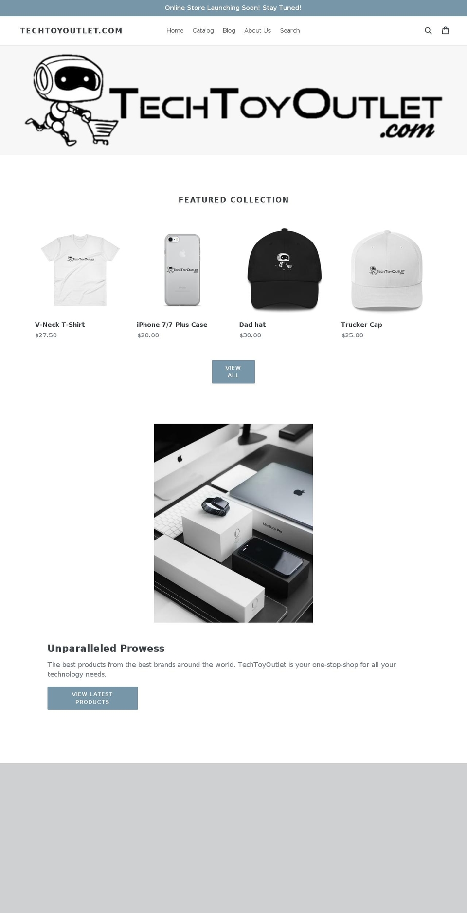 techtoyoutlet.com — Shopify storefront screenshot