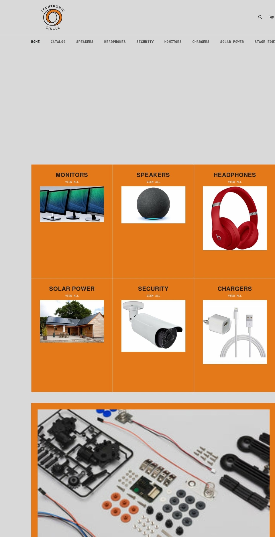 techtroniccircle.com shopify website screenshot