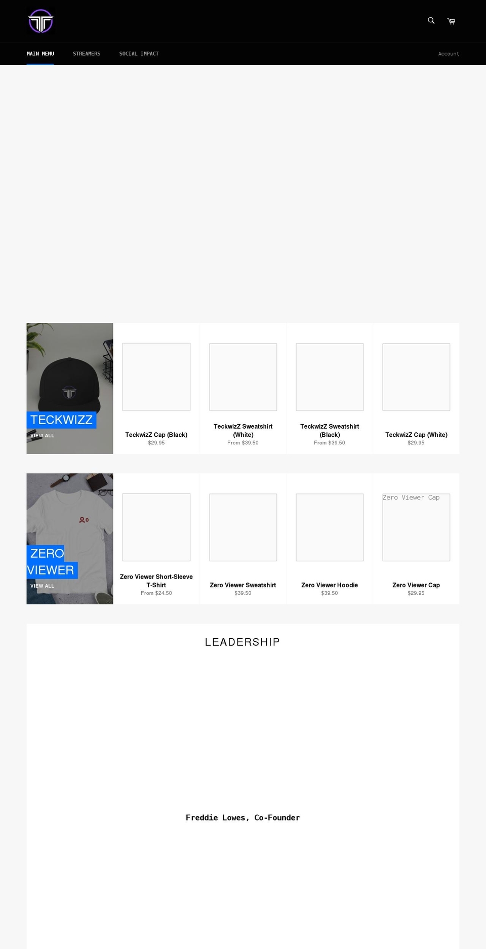 teckwizz.com shopify website screenshot