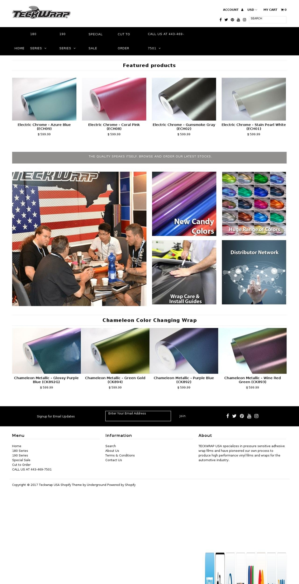 teckwrapusa.com shopify website screenshot