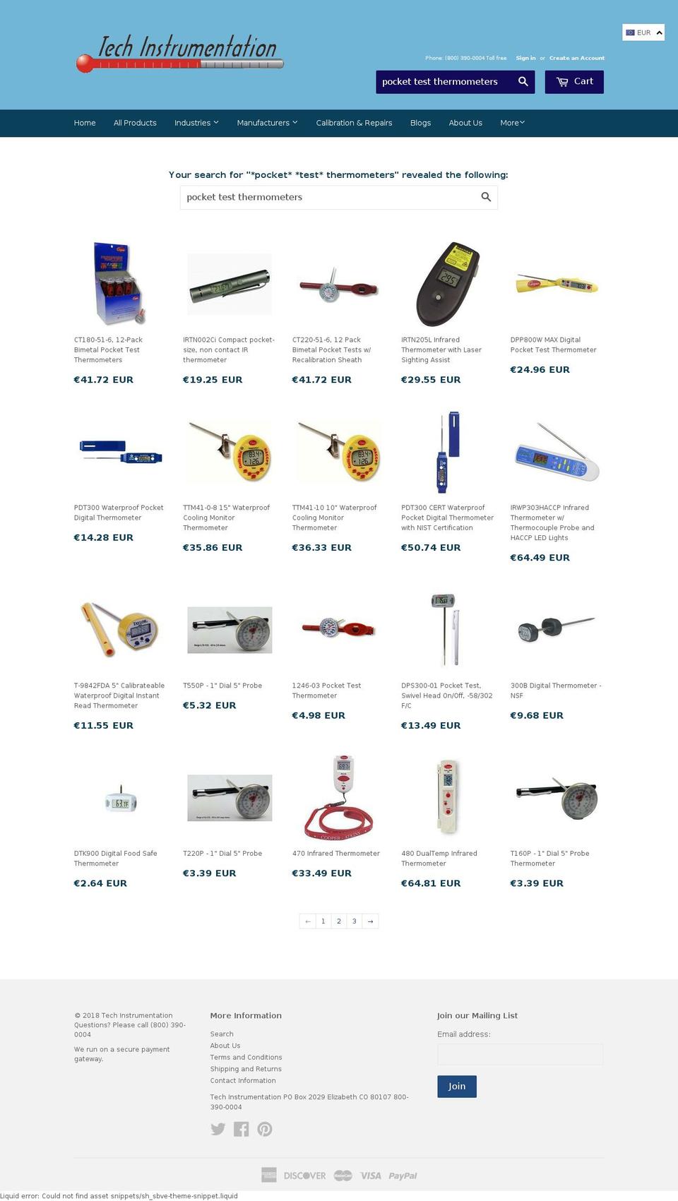 teclns.com — Shopify storefront screenshot