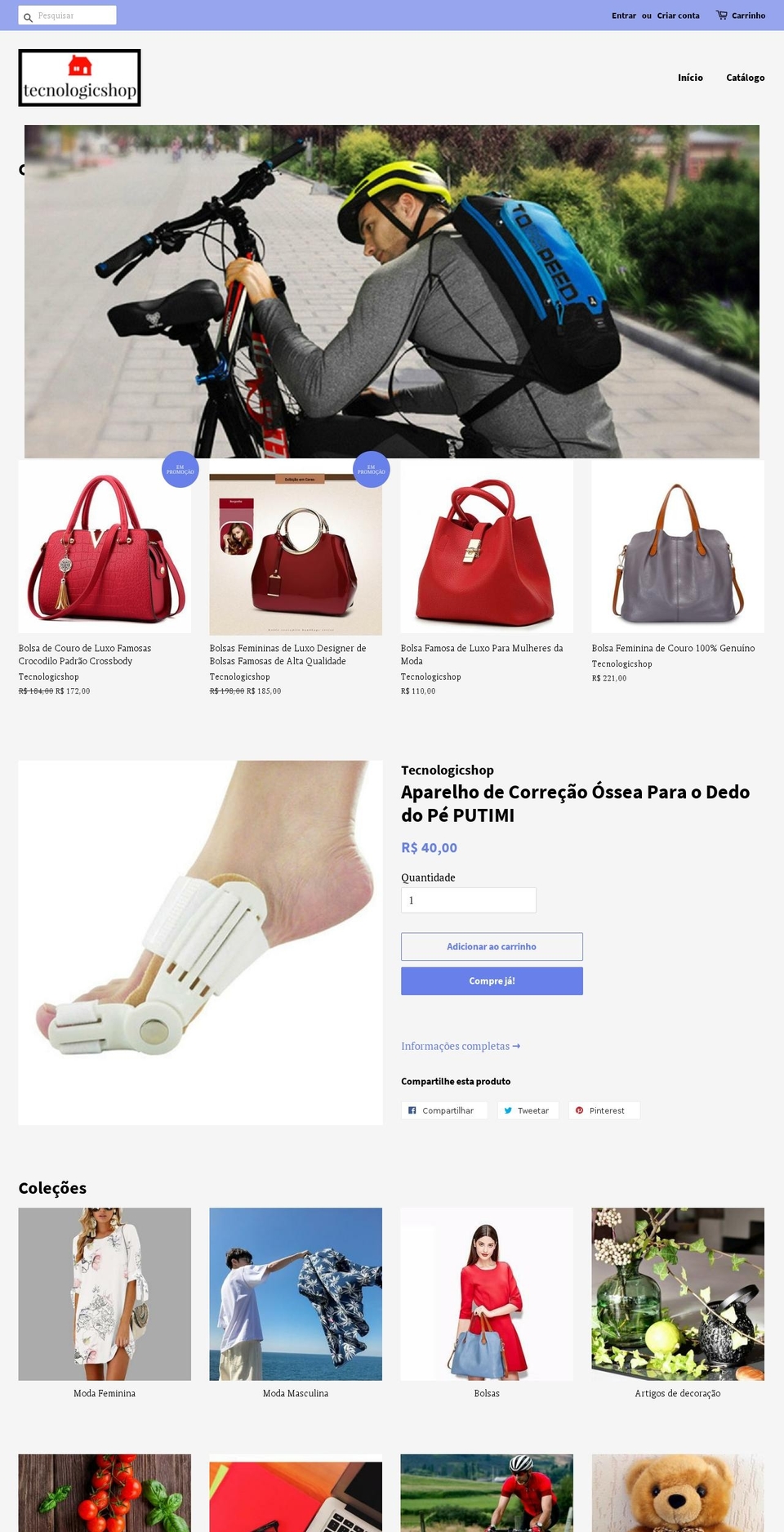tecnologicshop.com — Shopify storefront screenshot