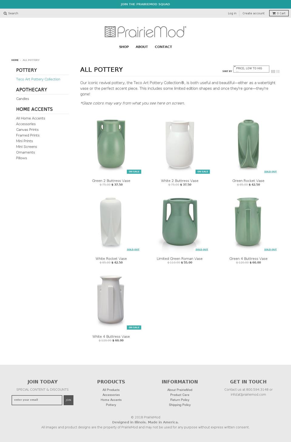 tecoapc.com — Shopify storefront screenshot