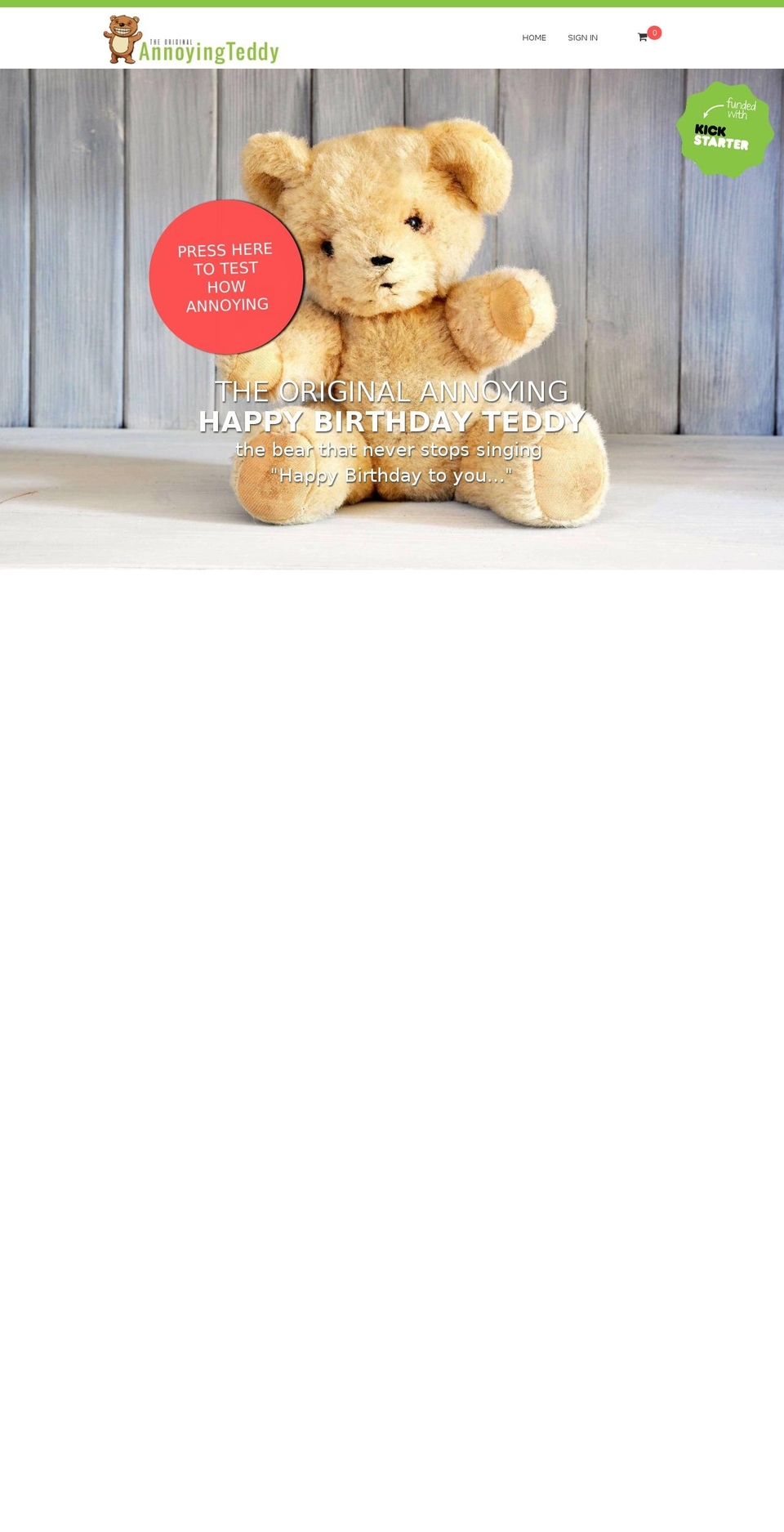 New Theme Shopify theme site example teddy4u.com