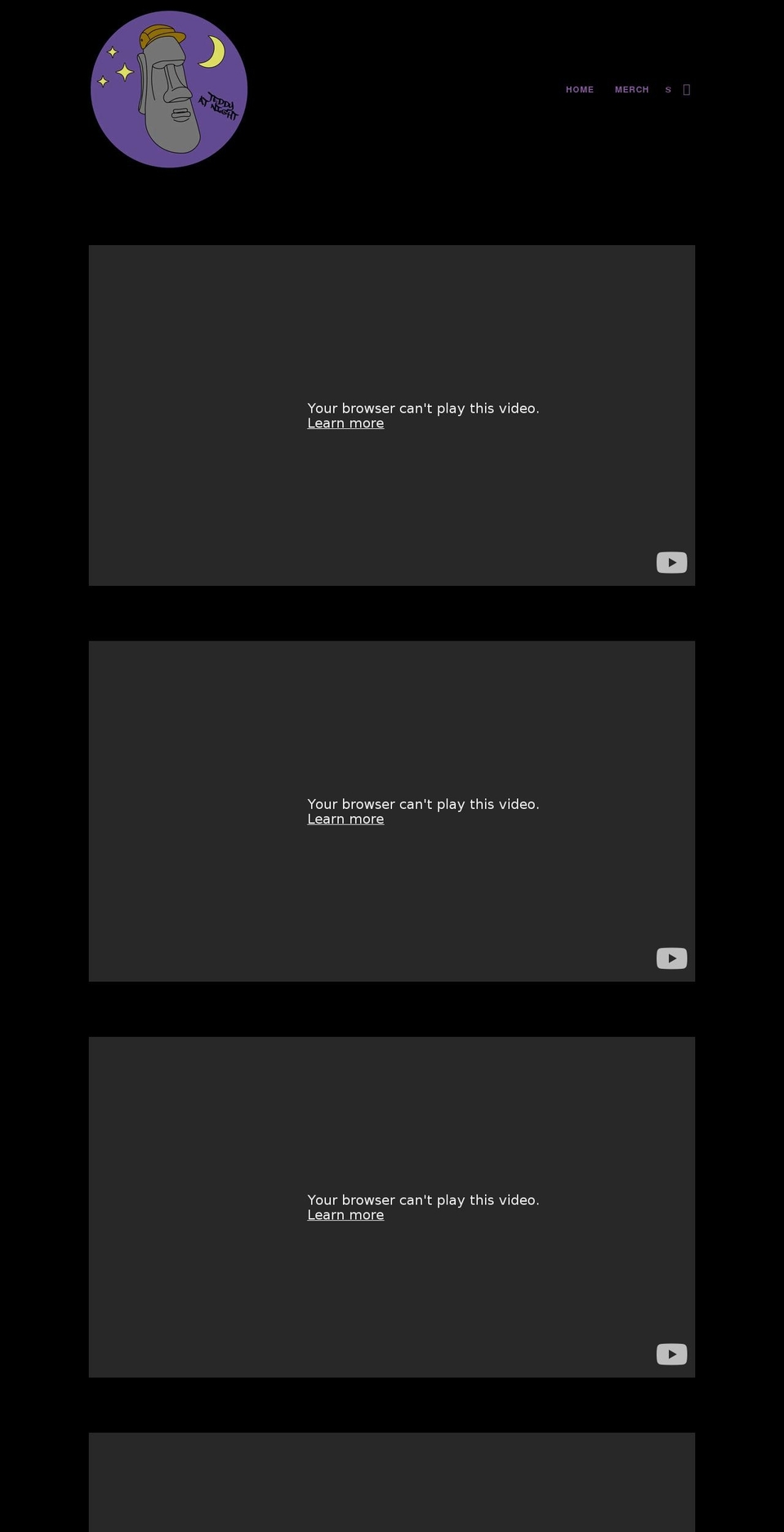 teddyatnight.net shopify website screenshot