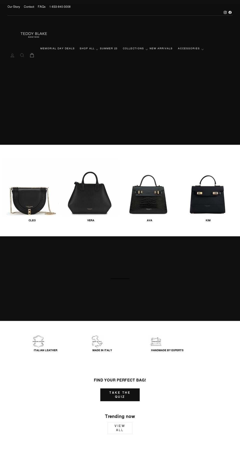 teddyblake.com shopify website screenshot