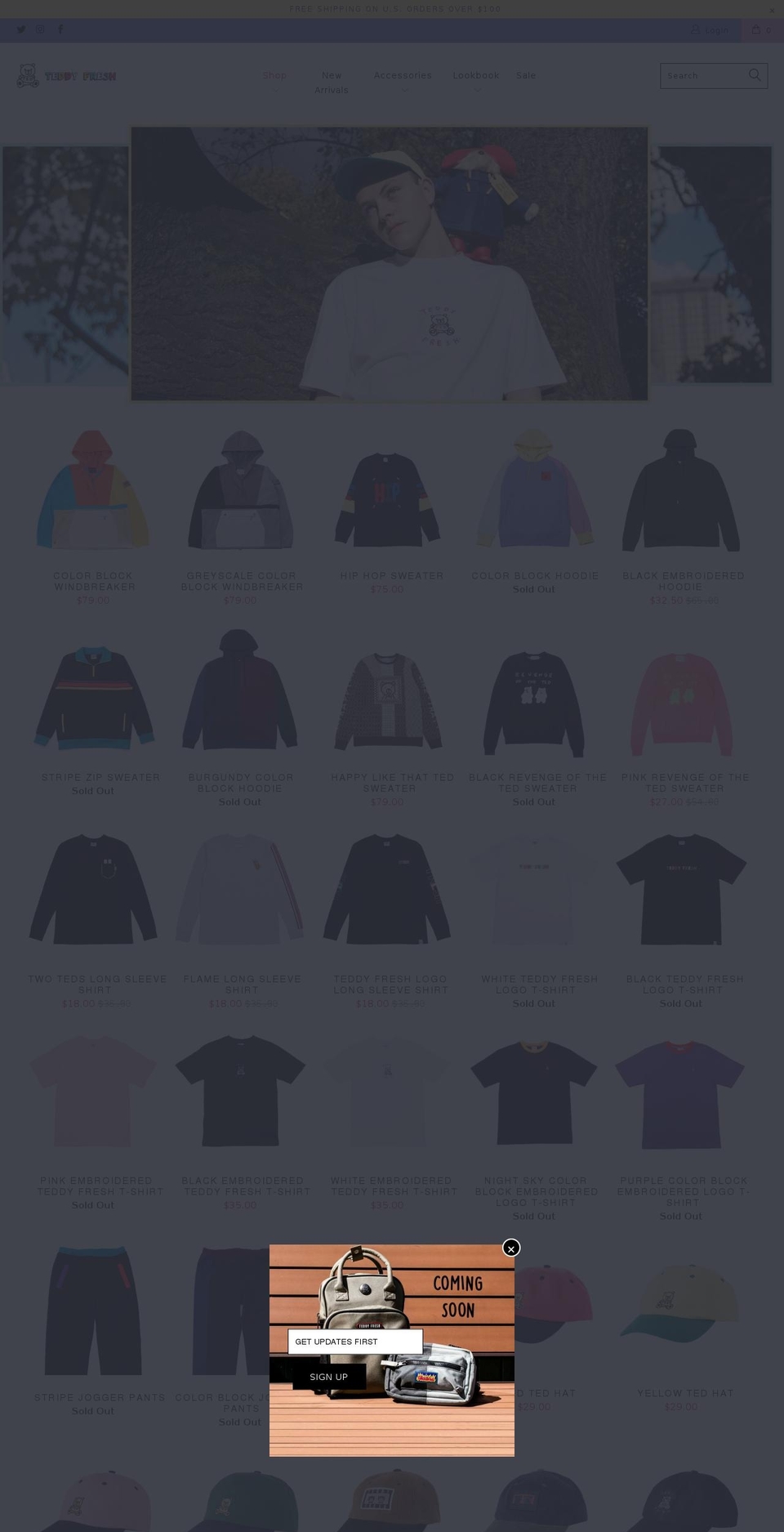 teddyfresh.com shopify website screenshot