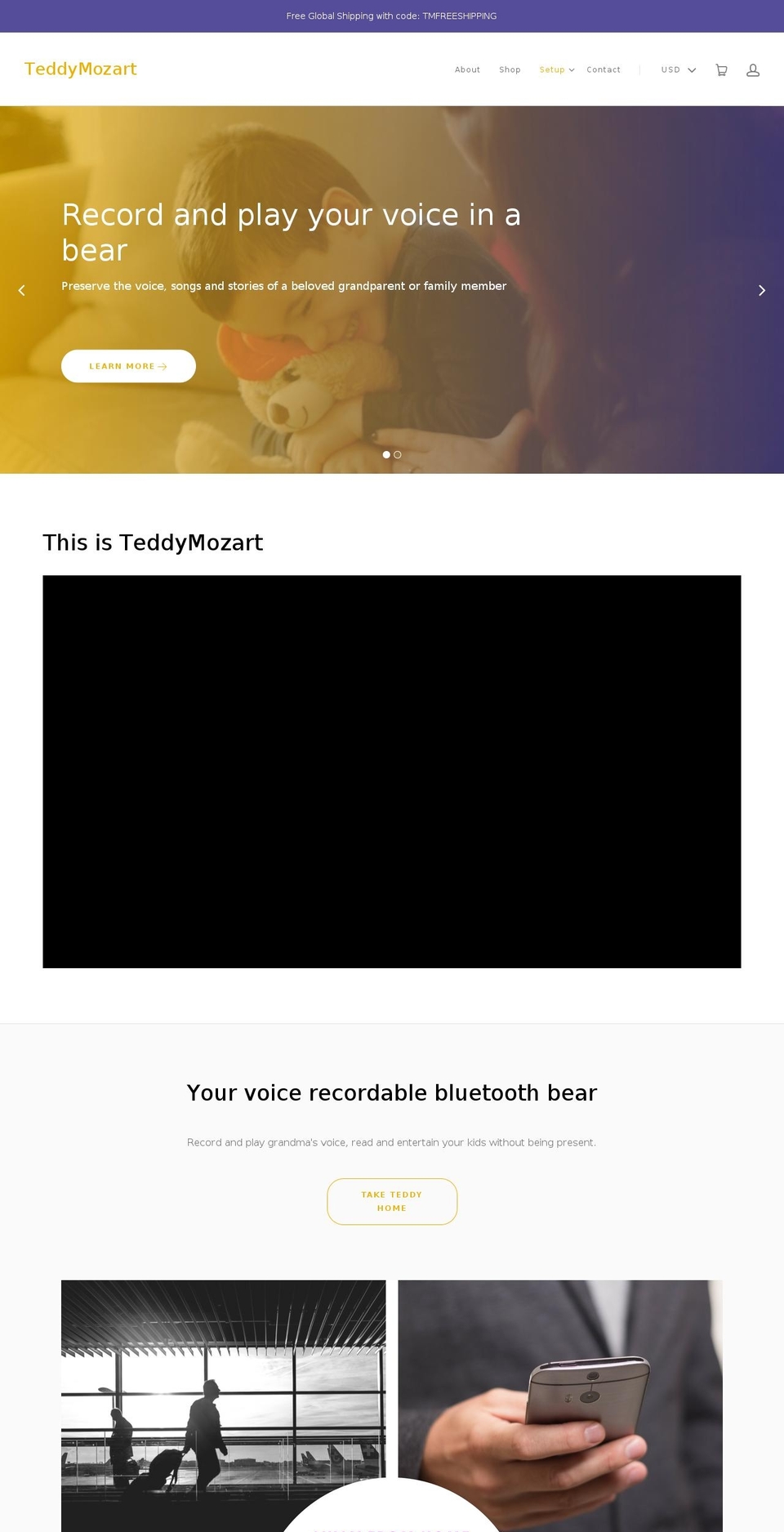teddymozart.com shopify website screenshot