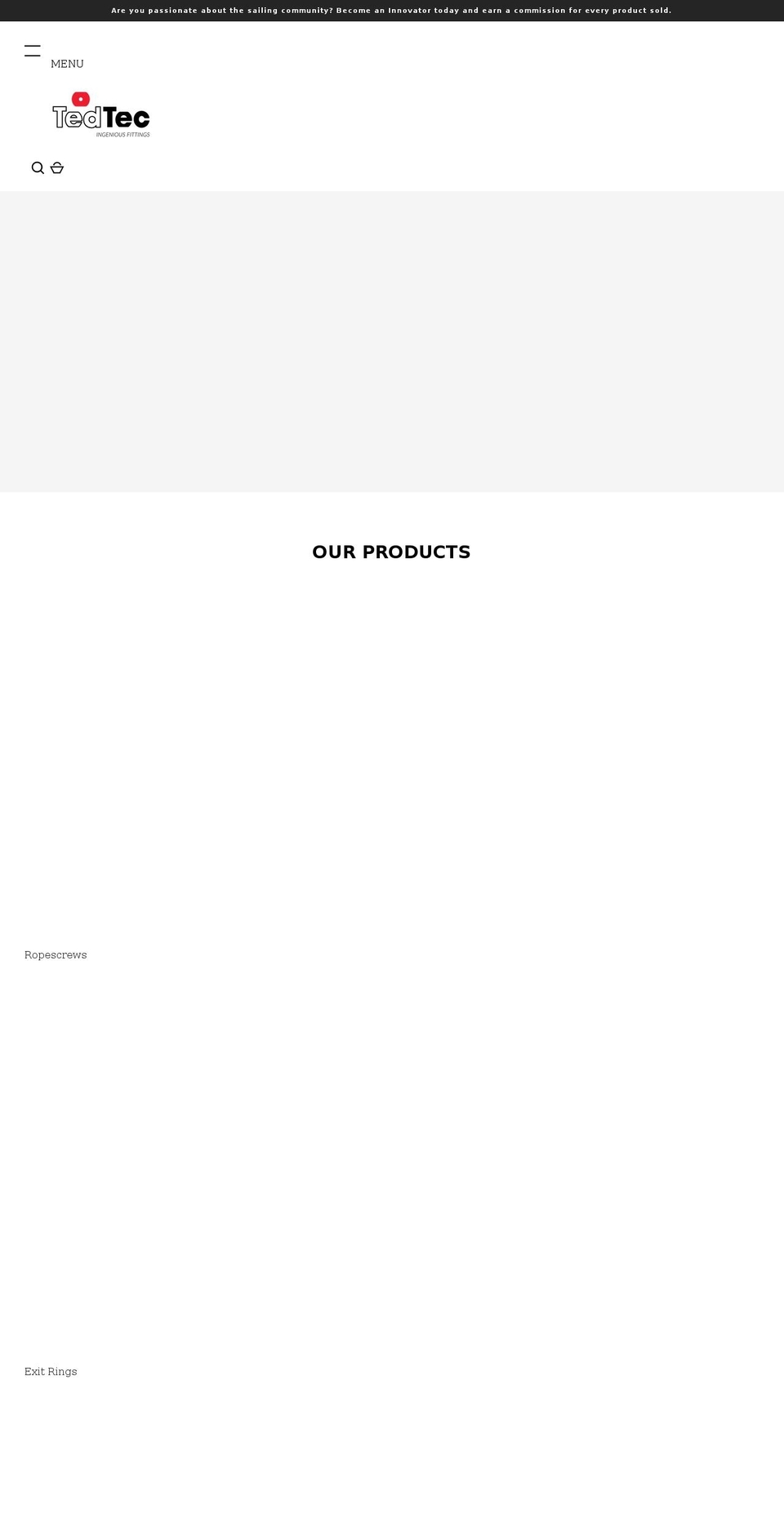 tedtec.com shopify website screenshot