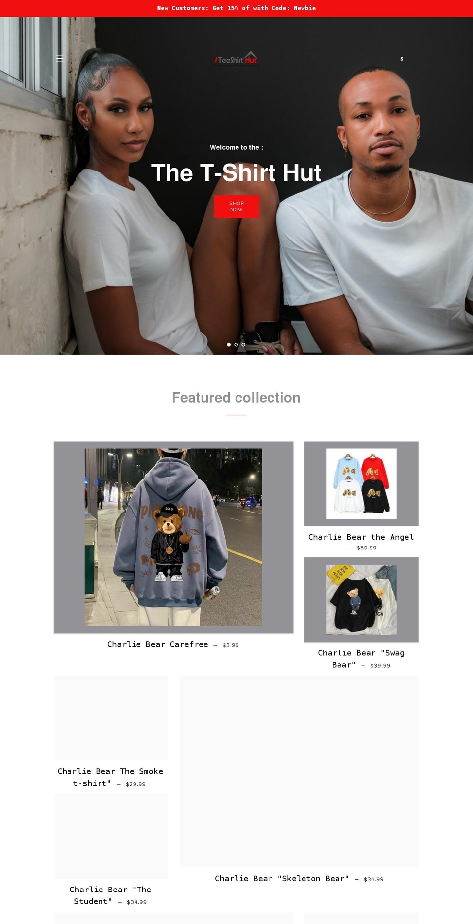 tee-shirtshop.com shopify website screenshot