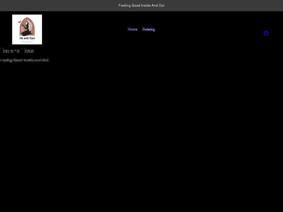 teeandteas.com shopify website screenshot