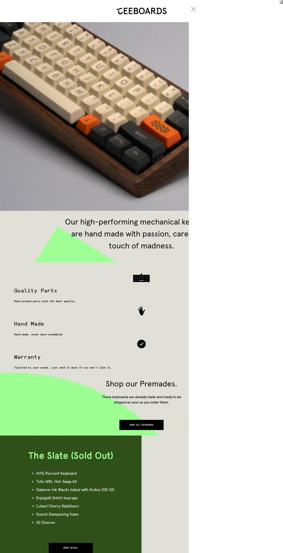 teeboards.co shopify website screenshot