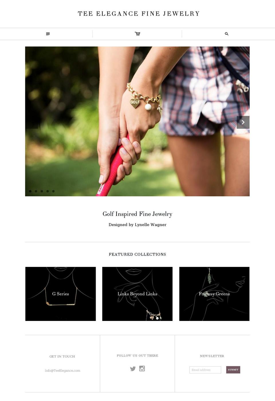 teeelegance.com — Shopify storefront screenshot