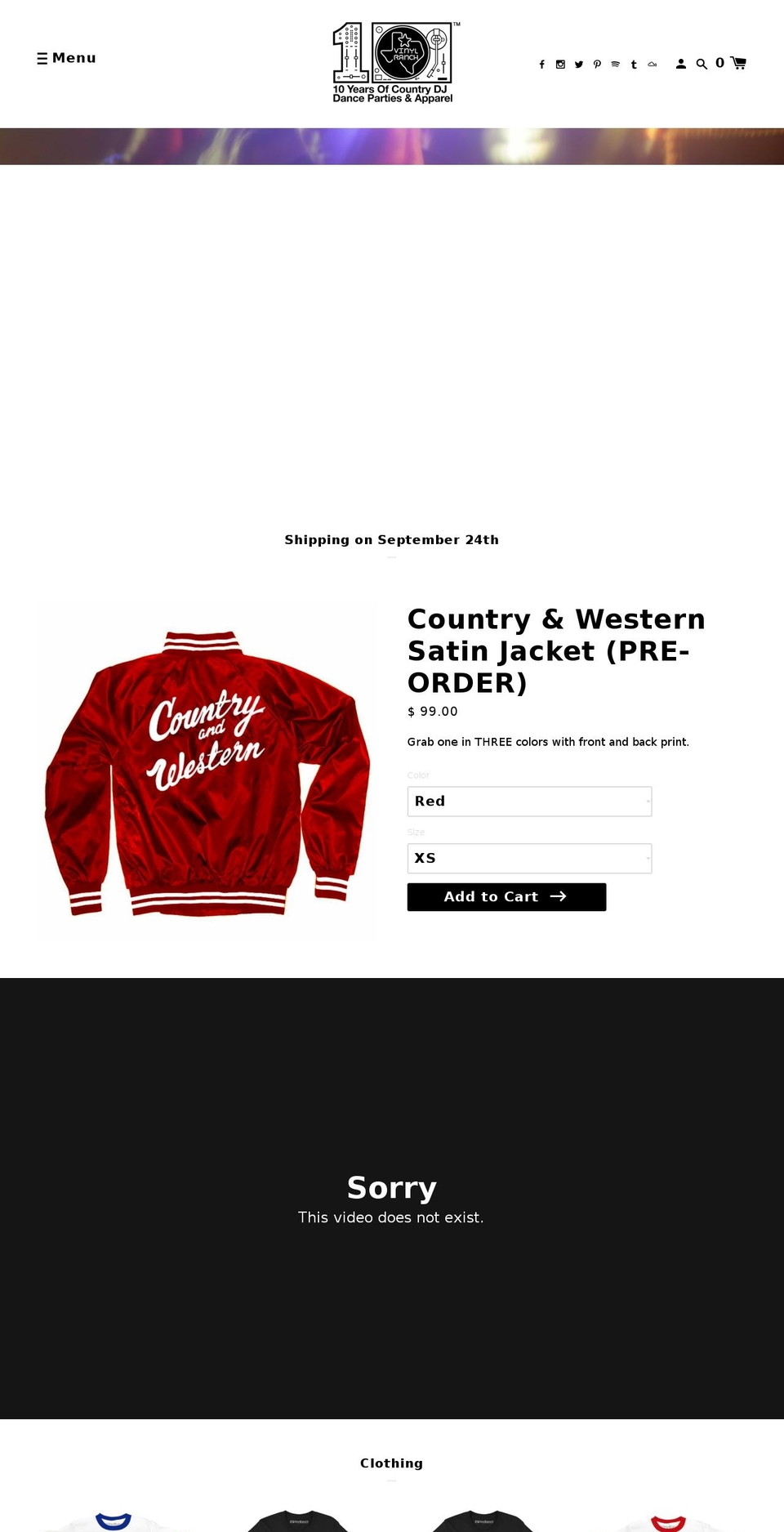 teefortexas.com — Shopify storefront screenshot