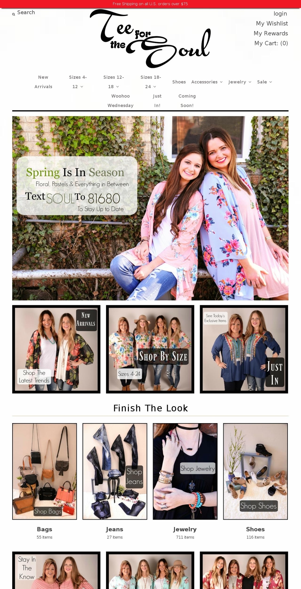 teeforthesoul.com shopify website screenshot