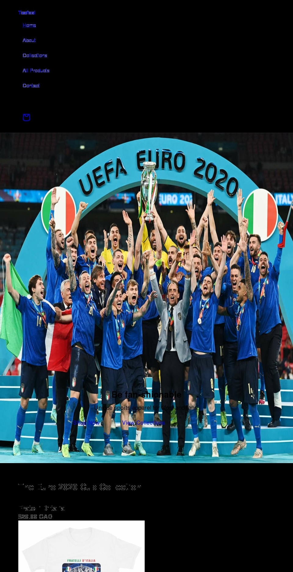 teefosi.com shopify website screenshot