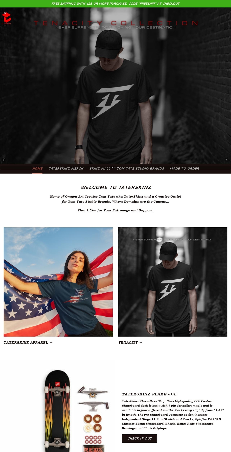 teegrande.com — Shopify storefront screenshot