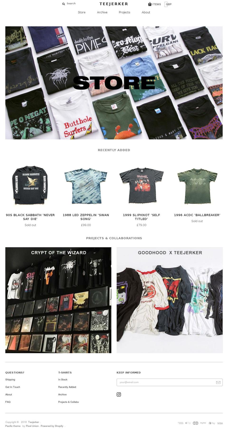 teejerker.com shopify website screenshot