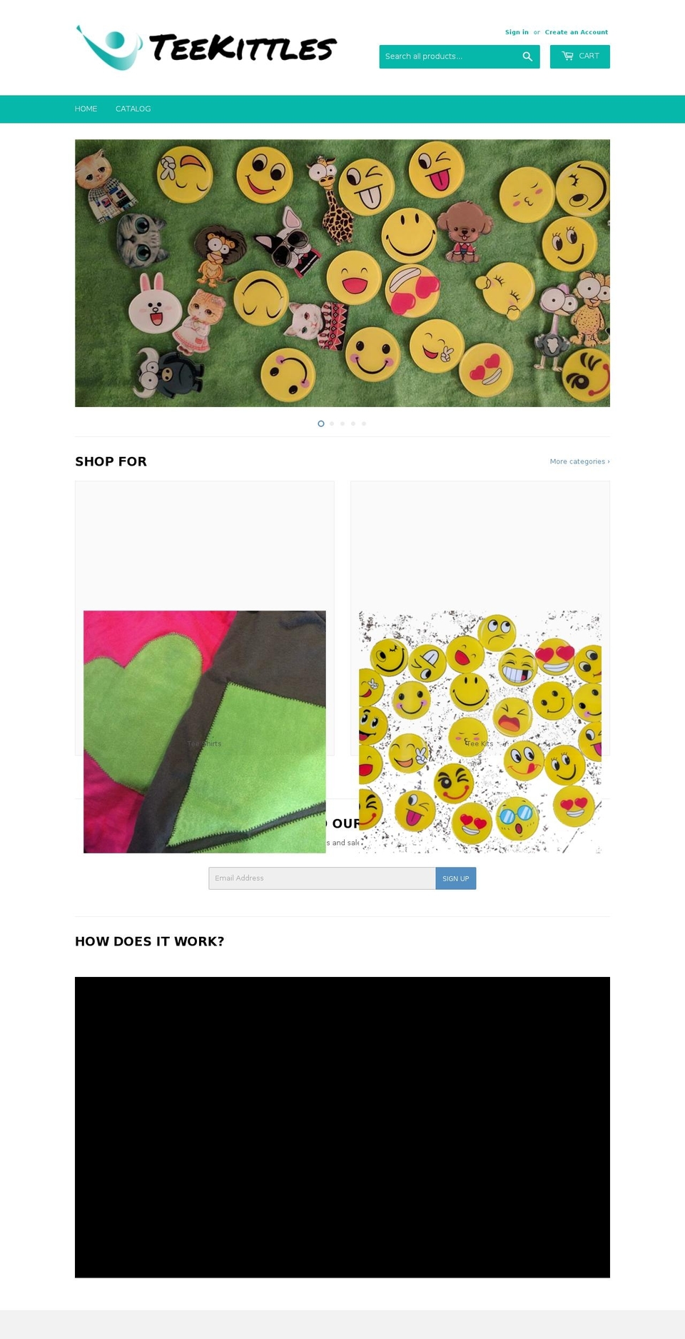 teekittles.com — Shopify storefront screenshot