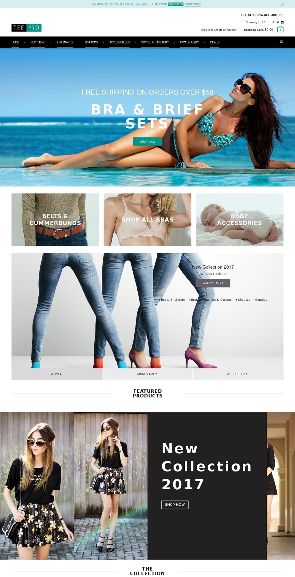 rt-material-v1-5 Shopify theme site example teekyo.com