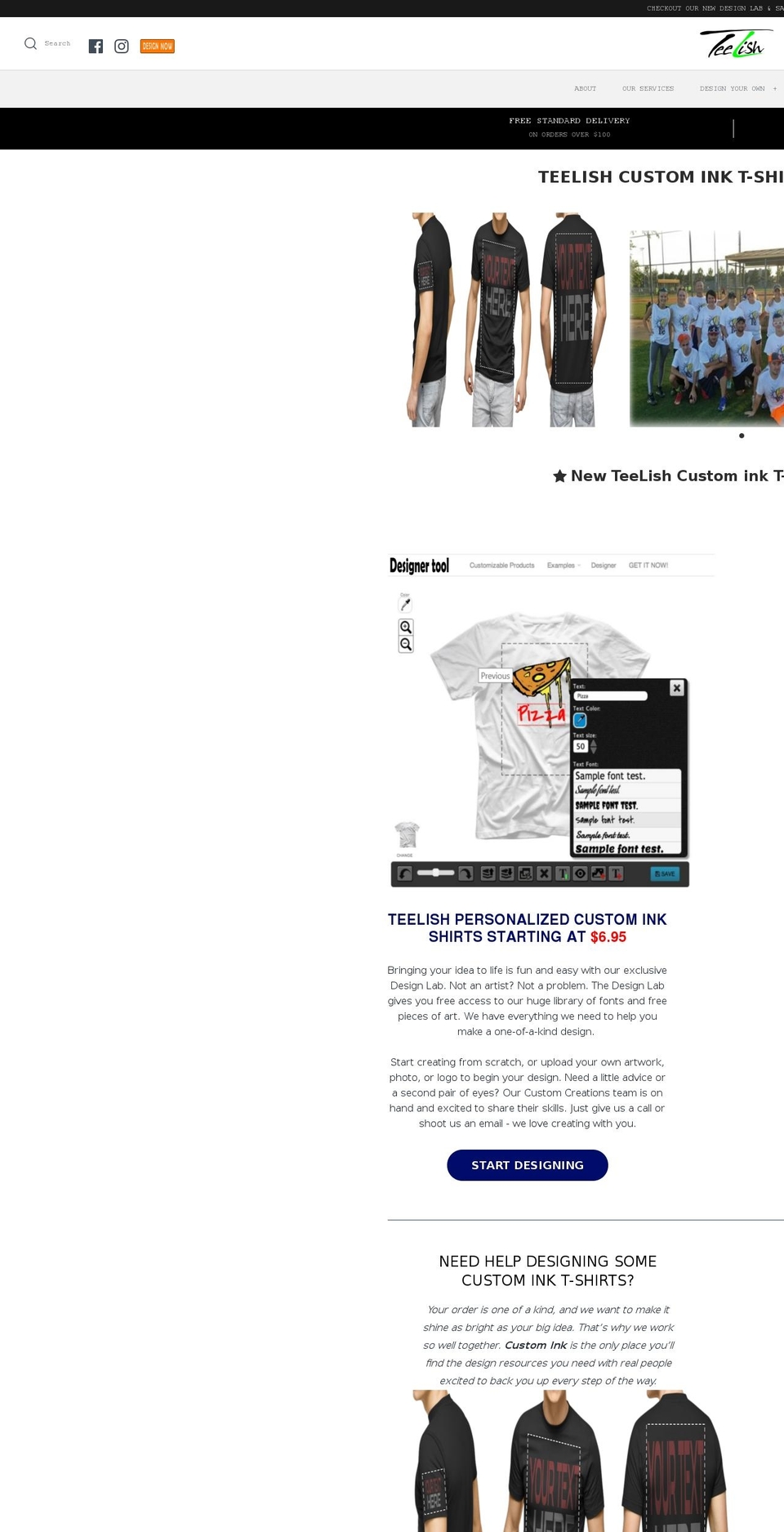 TeeLish New Fresh Symmetry Theme Shopify theme site example teelish.com